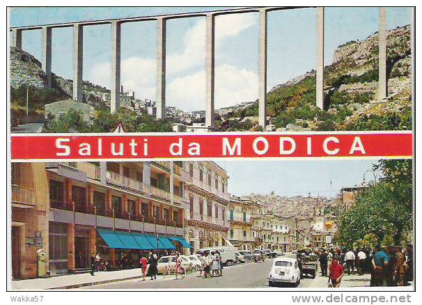 C475- SALUTI DA MODICA  - F.G.  NON VIAGGIATA - ITALY ITALIE ITALIEN - Modica