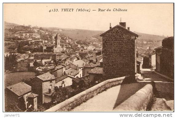 Thizy : Rue Du Château - Thizy