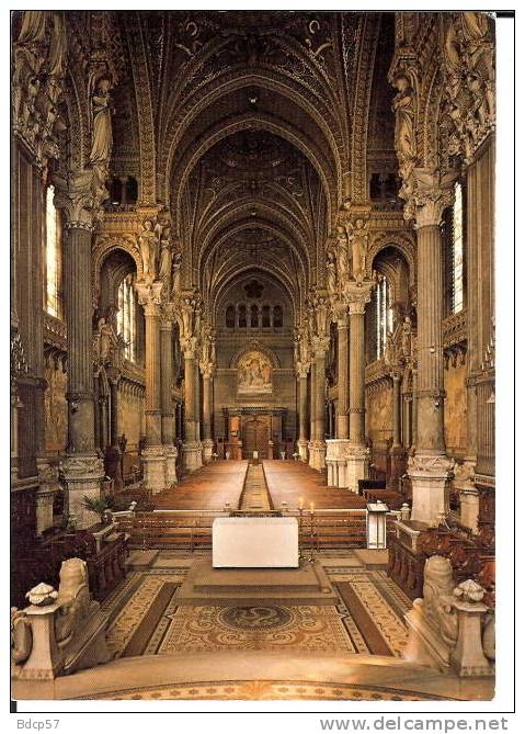 69 - RHONE - LYON - FOURVIERE - BASILIQUE - La Nef Vue Du Coeur - Autres & Non Classés