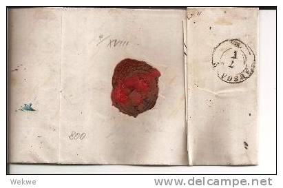 THT043/  THURN & TAXIS - Cassel (Stempel 14) Auf Mi.Nr.  18, 1864, Chargé, Vollrandig - Lettres & Documents