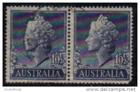 AUSTRALIA   Scott #  279  F-VF USED Pair - Gebruikt