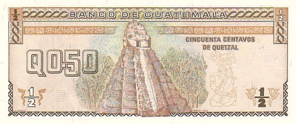 GUATEMALA   1/2 Quetzal  Daté Du 16-07-1992   Pick 79    ***** BILLET  NEUF ***** - Guatemala