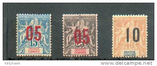 Como 58 - YT 22-24-26 * - Unused Stamps