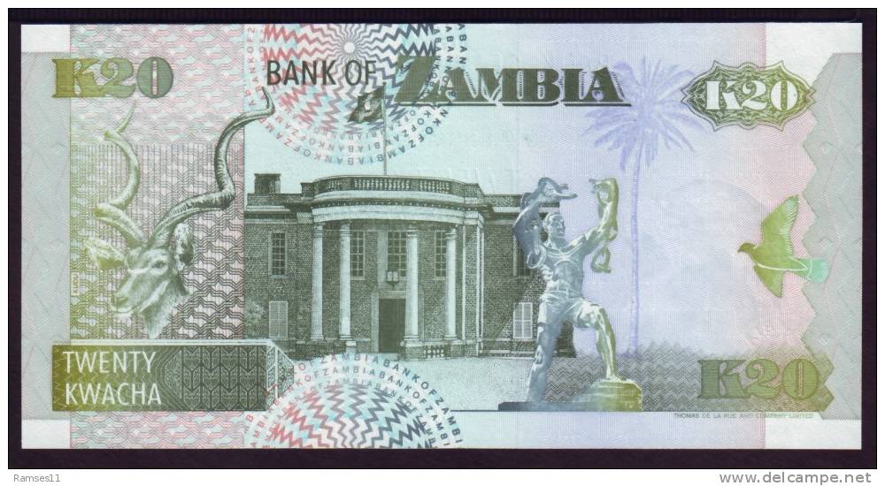 SAMBIA / ZAMBIA - 20 Kwacha 1992 Unc - Zambia