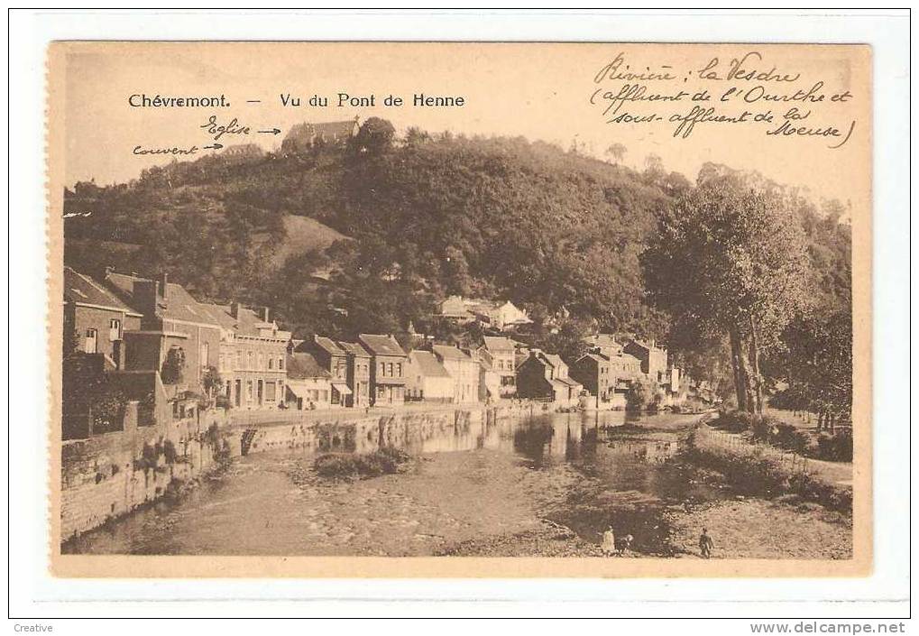 CHEVREMONT - Vu Du Pont De Henne - Chaudfontaine