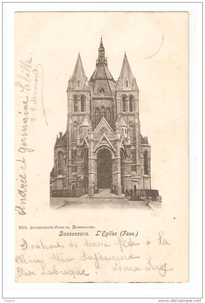 BONSECOURS.1900  L'Eglise - Péruwelz