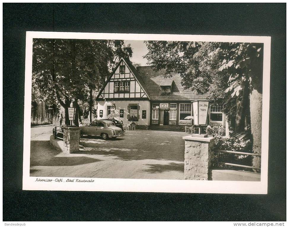 CPSM - Bad Neuenahr - Schweizer Cafe ( Automobile Gaststätte Bier U Wein Stube Jakob Helena STEINBORN ) - Bad Neuenahr-Ahrweiler