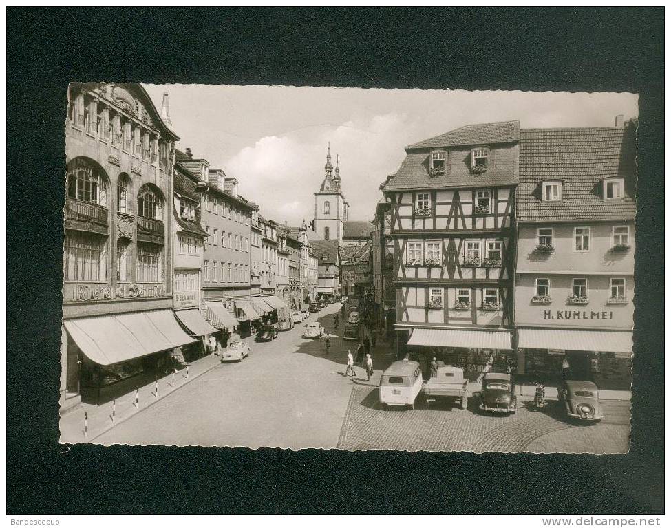 CPSM - Fulda - Blick In Die Markstrasse ( Automobile Citroën Traction Renault Estafette ) - Fulda