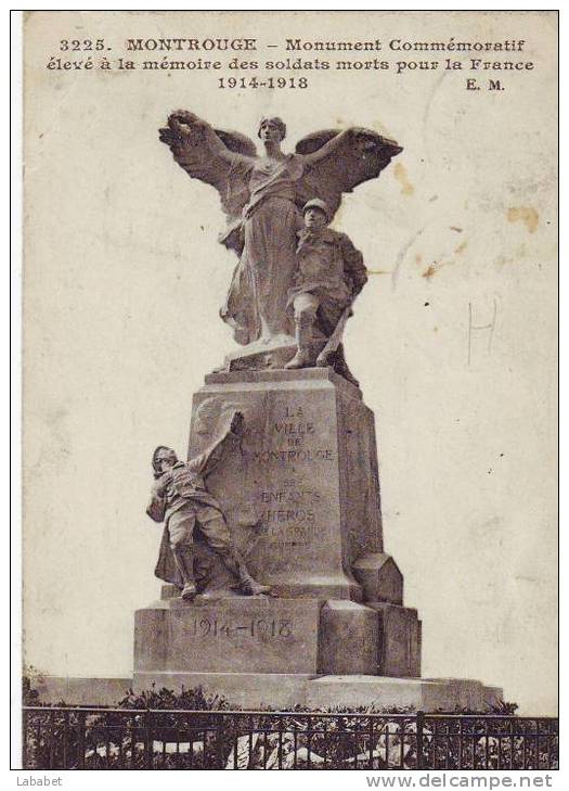 Montrouge   Monument Aux Soldats Morts - Montrouge
