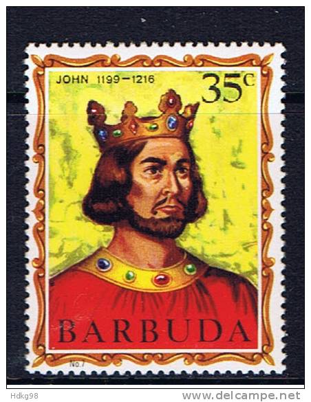 Barbuda+ 1970 Mi 48** Johann Ohne Land - Barbuda (...-1981)