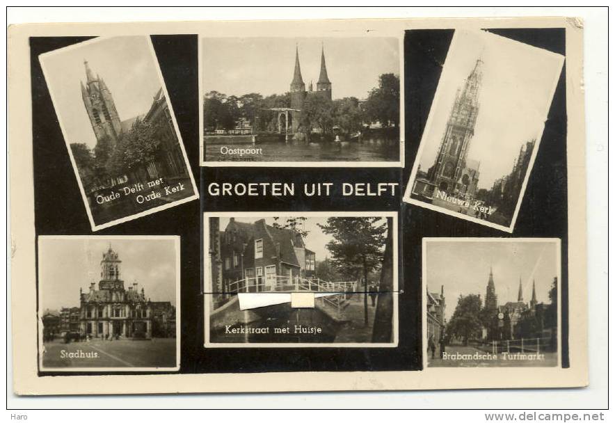 Groeten Uit DELFT - Carte à Système ( 440) - Delft