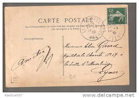 38 Les Abrets   Fontaine  1909 - Les Abrets