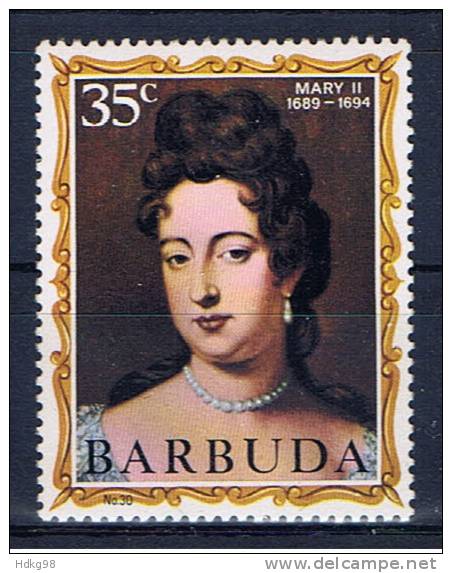 Barbuda+ 1970 Mi 84** Maria II. - Barbuda (...-1981)