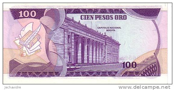 COLOMBIE  100 Pesos Oro   Daté Du 01-01-1977  Pick 418a    ***** BILLET  NEUF ***** - Colombia