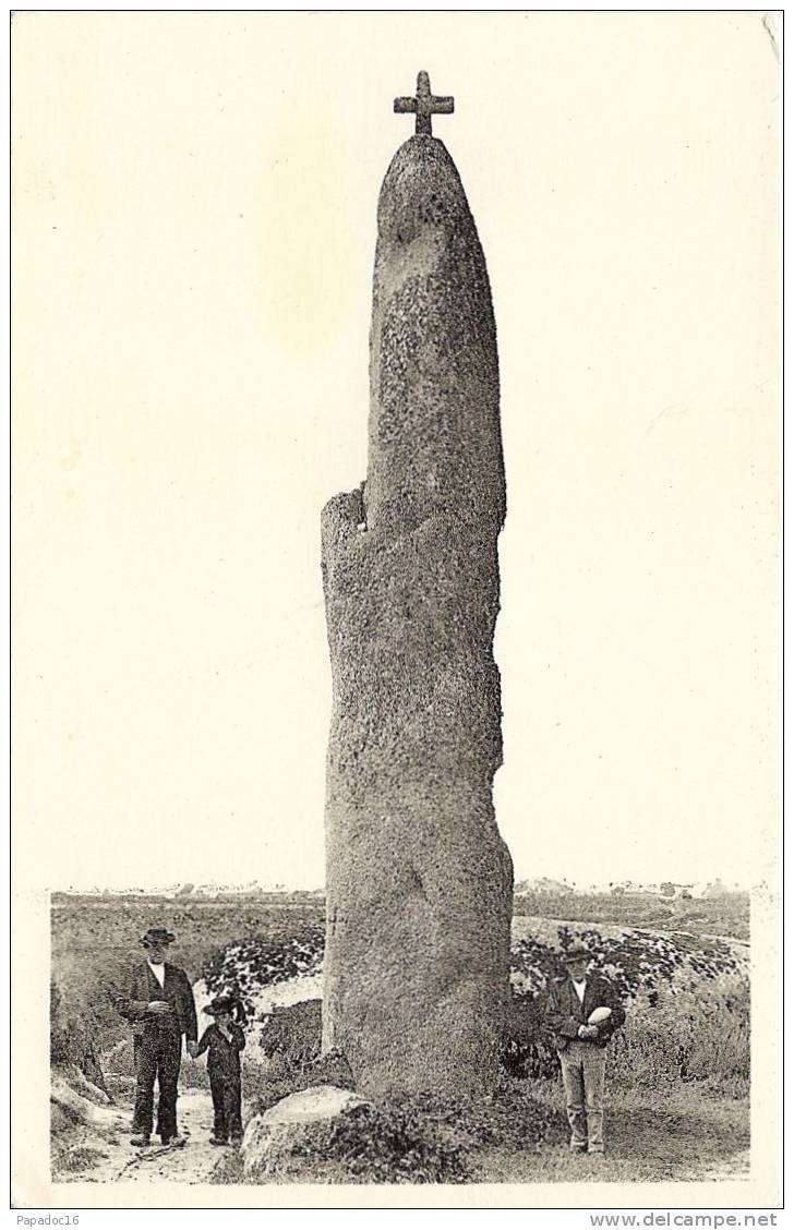 29 - Brignogan - Le Menhir De Pontusval - éd. Masson ND.72 (animée - écrite) - Brignogan-Plage