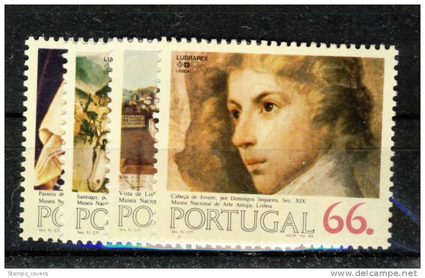 PORTUGAL MNH** MICHEL 1631/34 PINTING - Unused Stamps