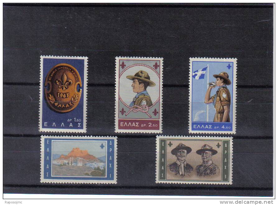 Grecia 1963, Scouts. - Unused Stamps