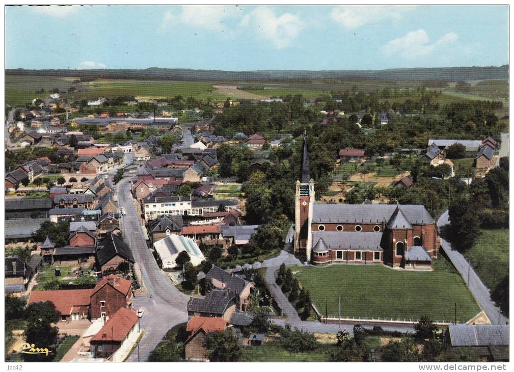 Vue Générale Aérienne Du Centre - Moislains