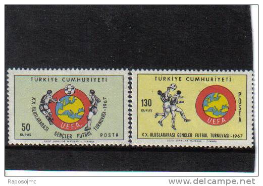 Turquia 1967, Futbol. - Unused Stamps