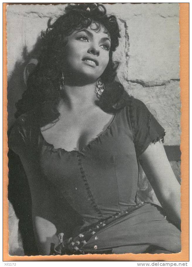 E063 Photo De L´actrice De Cinéma Italienne Gina Lollobrigida. - Célébrités