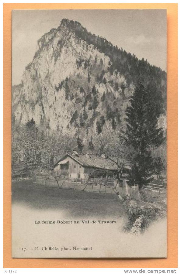 E069 La Ferme Robert Au Val De Travers. Creux Du Van. Précurseur. - Travers