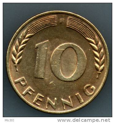 Allemagne 10 Pfennig 1950 F Sup - 10 Pfennig