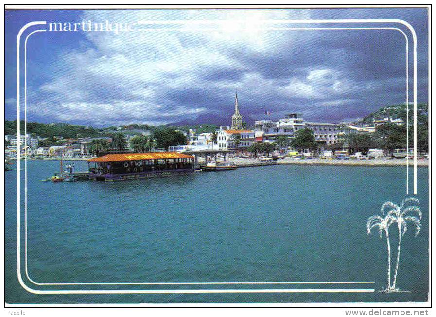 Carte Postale Dom - Tom  Martinique  Fort De France Trés Beau Plan - Fort De France