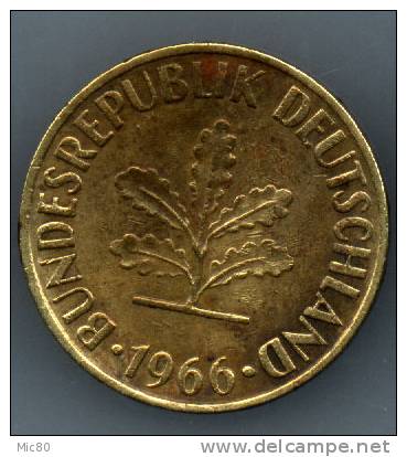 Allemagne 10 Pfennig 1966 J Ttb - 10 Pfennig