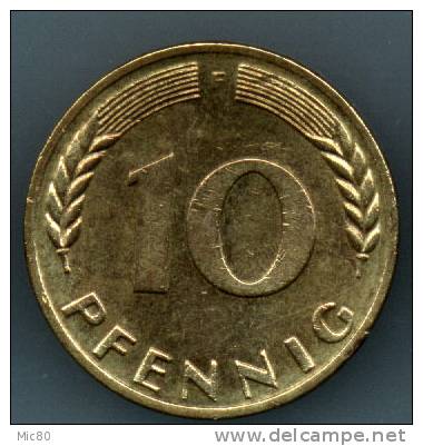 Allemagne 10 Pfennig 1969 F Sup - 10 Pfennig