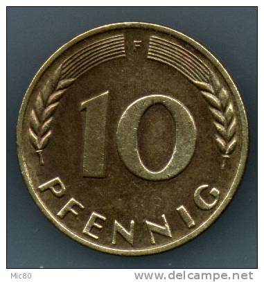 Allemagne 10 Pfennig 1972 F Sup - 10 Pfennig