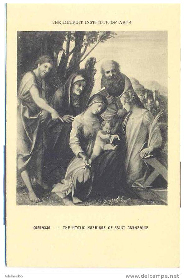Correggio The Mystic Marriage Of Saint Catherine, Detroit Institute Of Arts - Astronomie