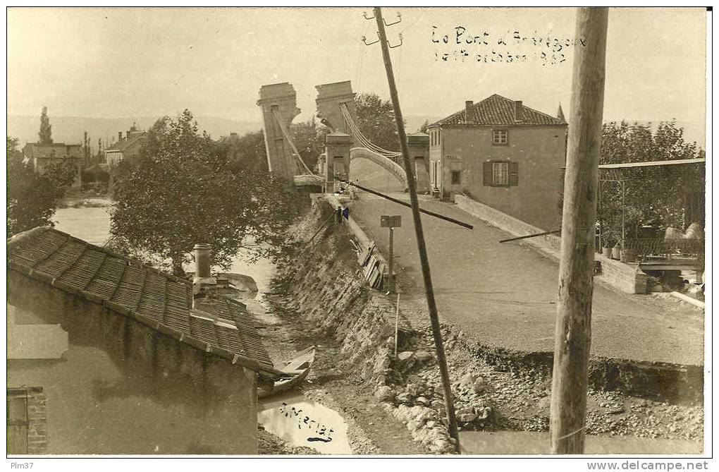 ANDREZIEUX -  Carte Photo - Phot. Mérlat - Le Pont, Catastrophe De 1907 - Non Circulé - Andrézieux-Bouthéon