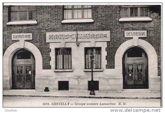 GENTILLY 8071 GROUPE SCOLAIRE LAMARTINE EM - Gentilly