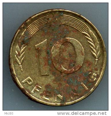 Allemagne 10 Pfennig 1981 J Tb/ttb - 10 Pfennig