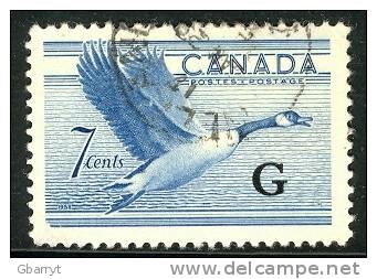 Canada Unitrade O31  Used VF Canada Goose - Overprinted