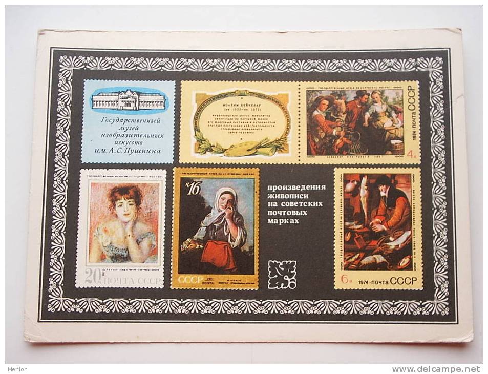 Chess Correspondence - Brilla Banfalvi - Hungary -Russia  Cca 1970´s -art Stamps   -VF - D46485 - Schaken