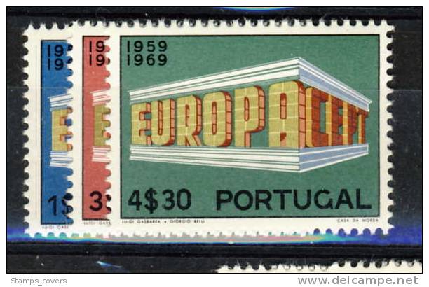 PORTUGAL MNH** MICHEL 1070/72 EUROPA 1969 - 1969