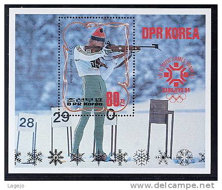 COREE NORD 2408a Vainqueurs Jeux Olympiques D'hiver Sarajevo - Winter 1984: Sarajevo