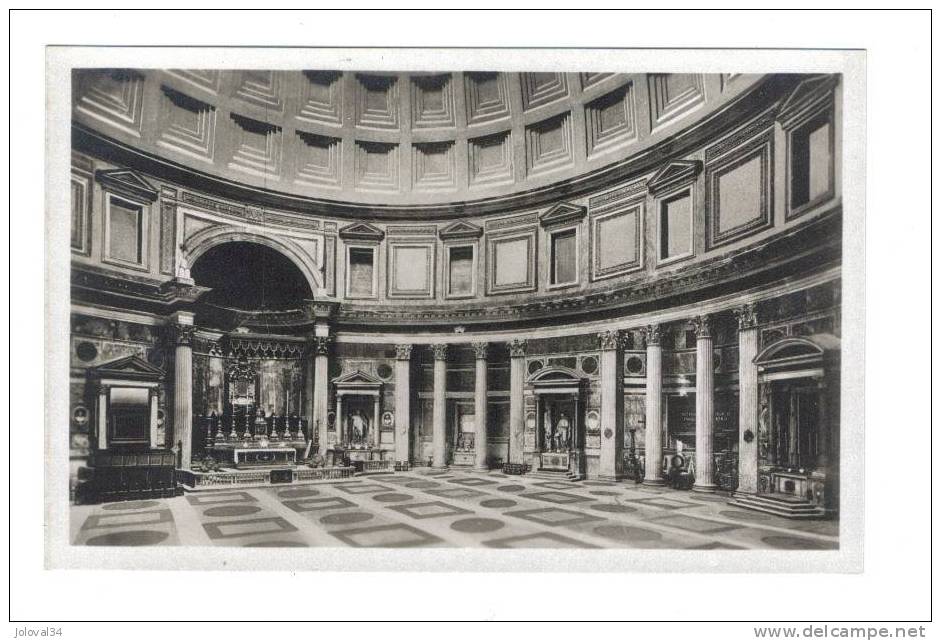ROMA N° 8 - Interno Del Pantheon - Panteón