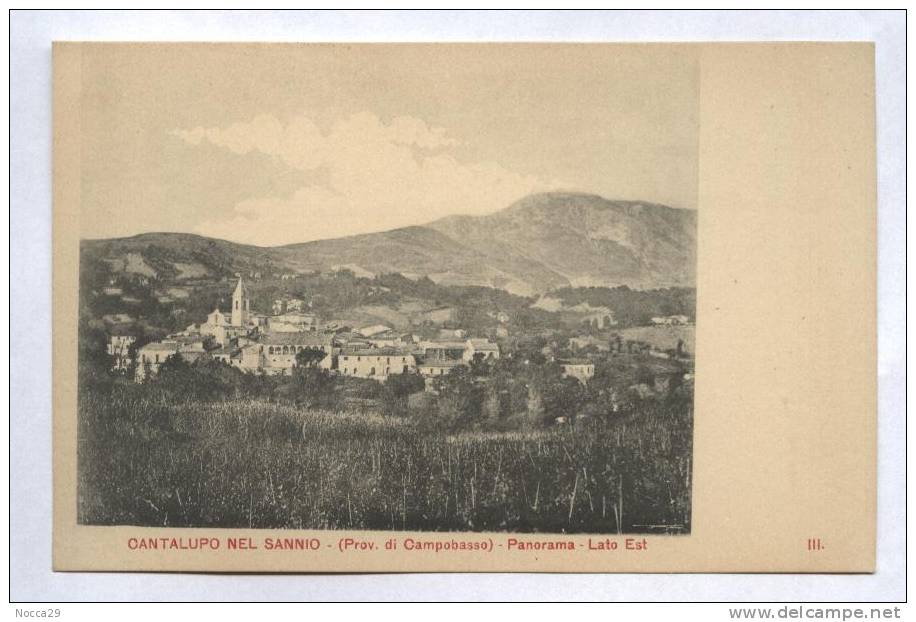 CANTALUPO NEL SANNIO ISERNIA  INIZI 900  PANORAMA LATO EST - Isernia