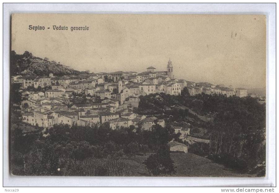 SEPINO ISERNIA 1917 VEDUTA GENERALE - Campobasso