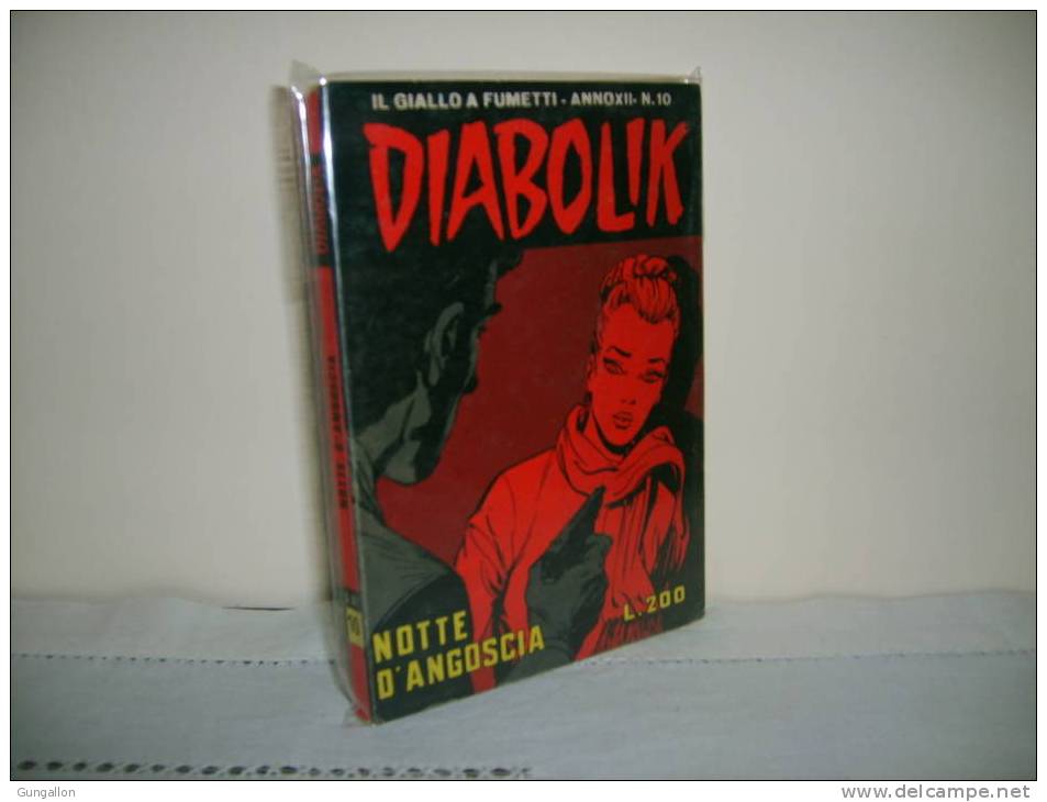 Diabolik(Astorina 1973)  Anno XII° N. 10 - Diabolik