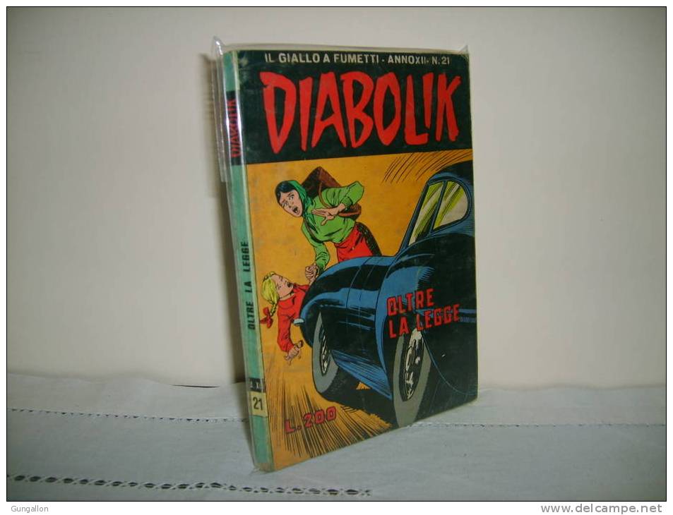 Diabolik (Astorina 1973)  Anno XII° N. 21 - Diabolik