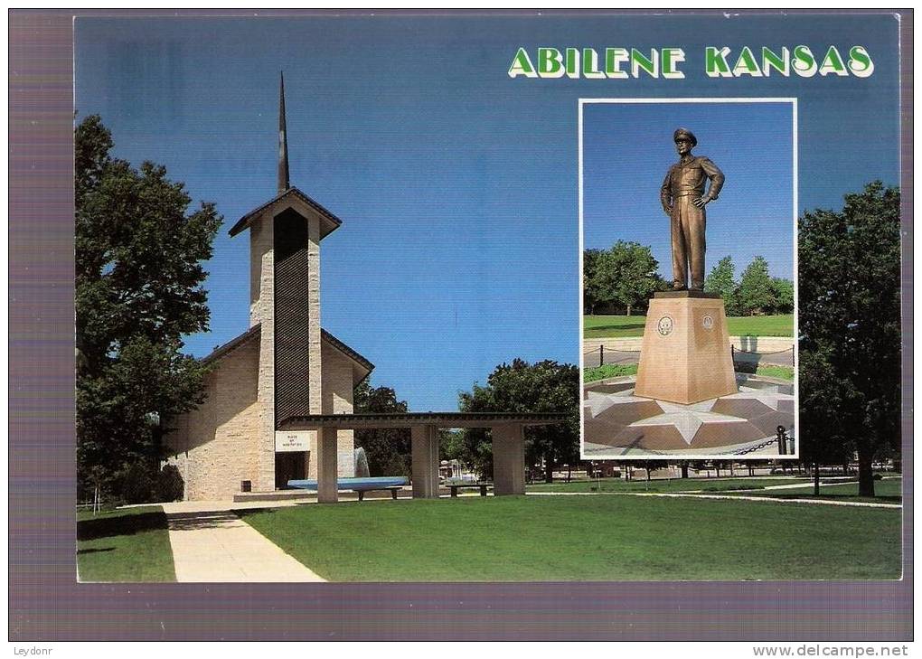 Eisenhower Chapel And Statue, Abilene, Kansas - Andere & Zonder Classificatie