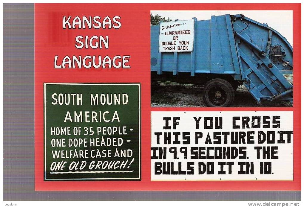 Kansas Sign Language - Andere & Zonder Classificatie