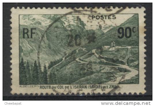 France 1937 - Y & T - Oblitéré - N° 358 Route Du Col De L'Iseran - Oblitérés