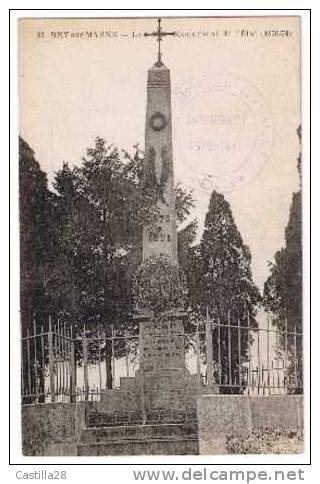 Cpa BRY SUR MARNE - Monument De L'état 1870-71 - Bry Sur Marne