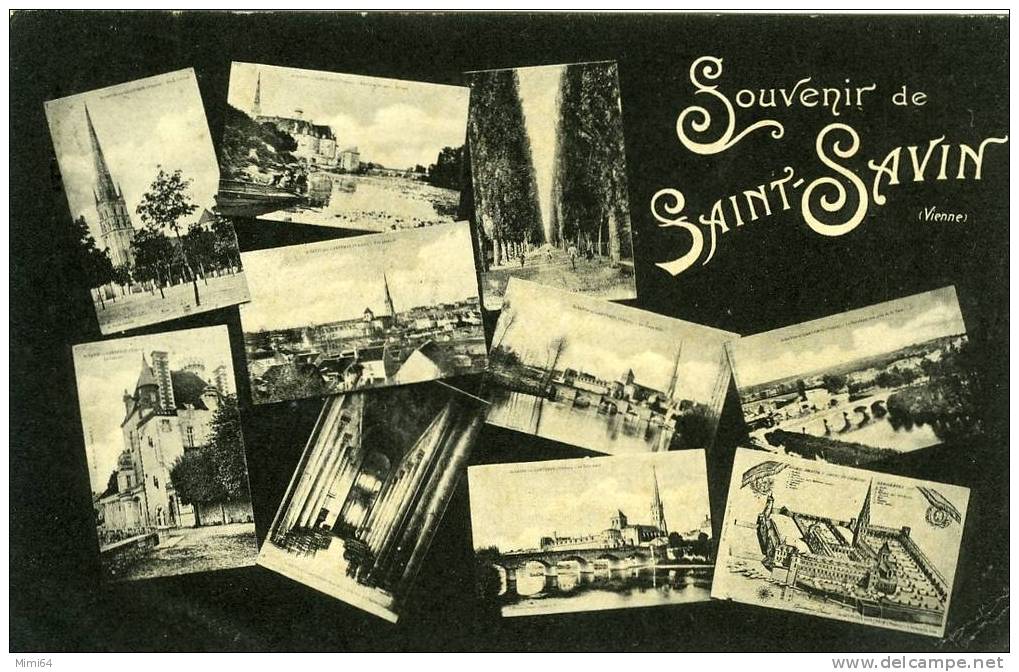 86 . SOUVENIR DE SAINT-SAVIN . - Saint Savin