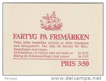 Sweden 1966 Ships   Booklet - 1951-80