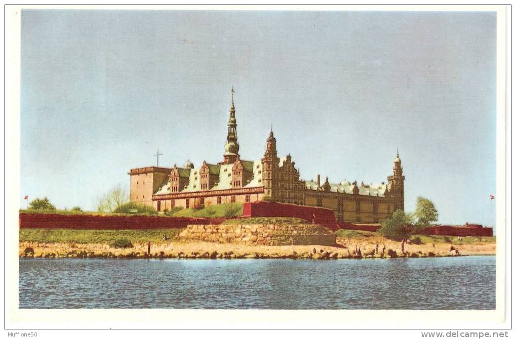 Danimarca 1953. Cartolina Viaggiata . Castello Kronborg - Maximumkarten (MC)